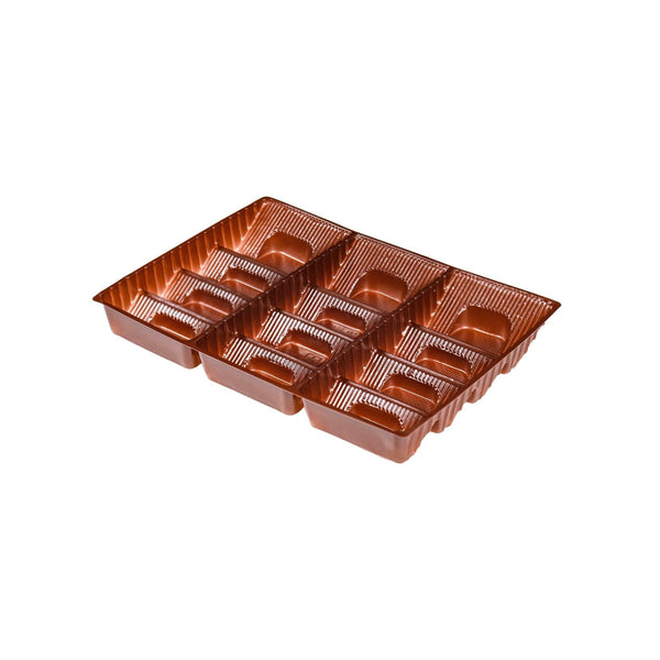 禮盒內襯_12梯鳳梨酥內襯 (咖啡底) freeshipping - 薪鼎包裝