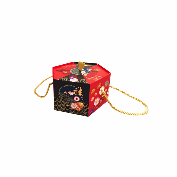六角手提盒_賀禮 freeshipping - 薪鼎包裝