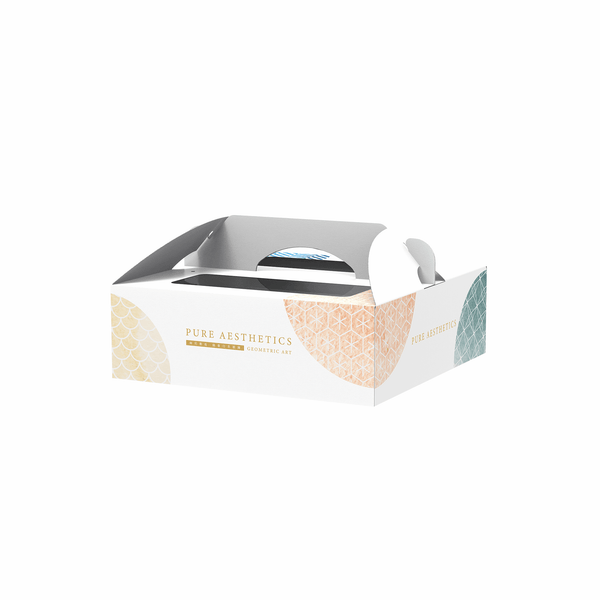6吋開窗派盒_純粹 freeshipping - 薪鼎包裝