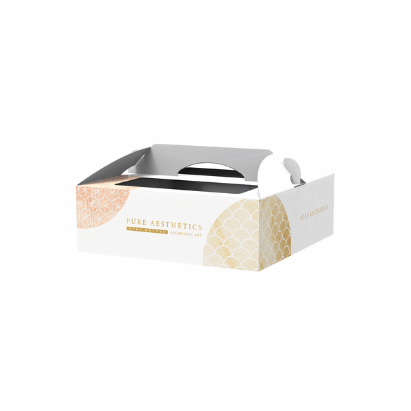8吋開窗派盒_純粹 freeshipping - 薪鼎包裝