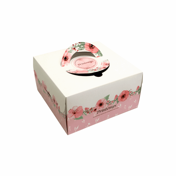 8吋手提蛋糕盒_春天 freeshipping - 薪鼎包裝