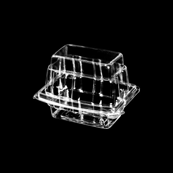 SD-001 _ (PET) 四角慕斯盒-嵌合式 freeshipping - 薪鼎包裝